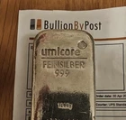 Umicore 999 Fine Silver Bullion Bar 1 Kg