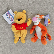 Disney Store Winnie the Pooh Mini Bean Bag Plush 8 in Vintage 1999