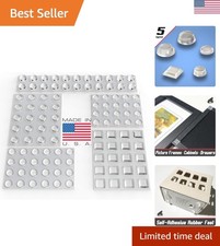 Self-Adhesive 106-Piece Clear Bumper Pads for Sound Dampening  Protection