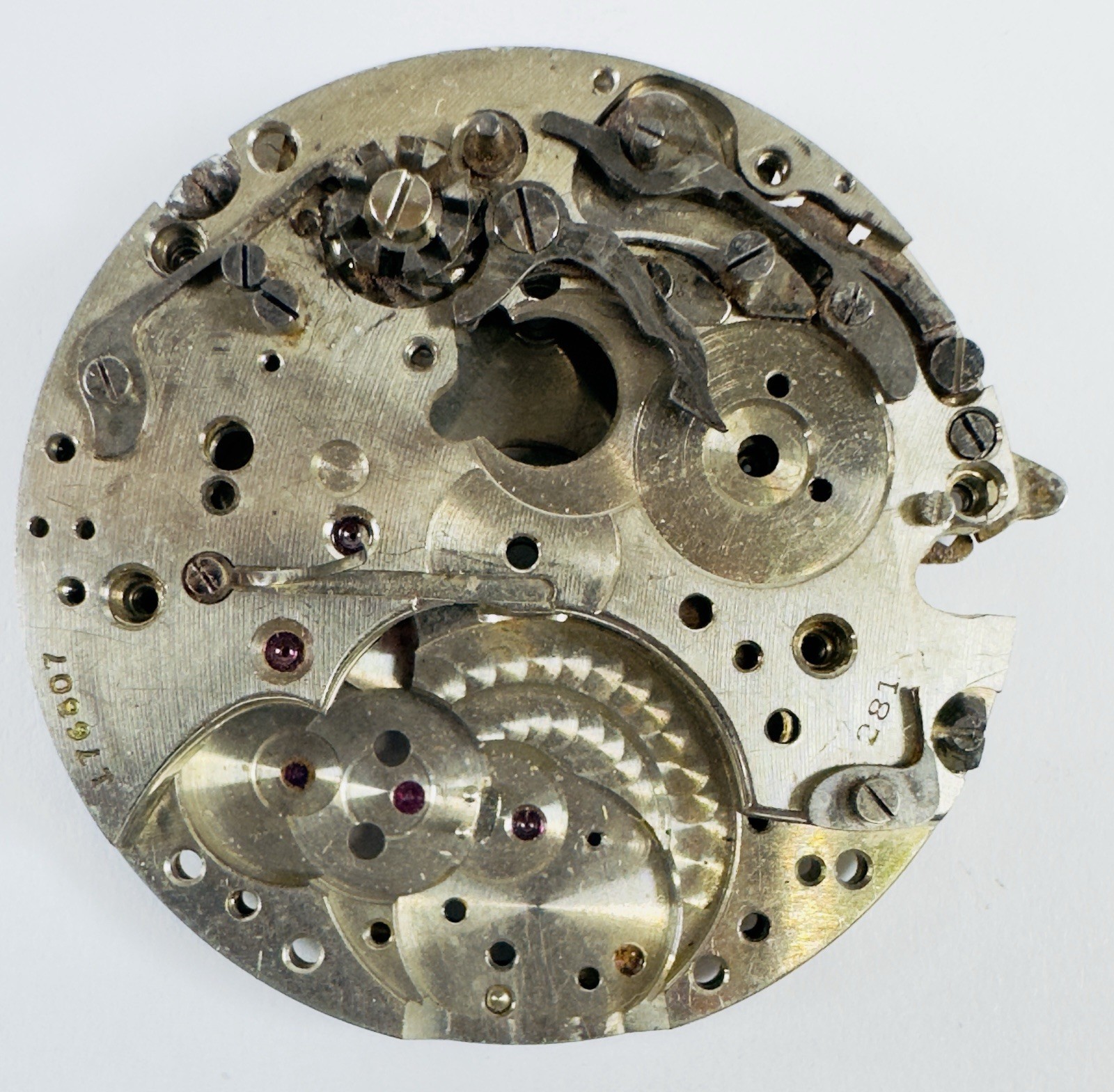 Universal Geneve Cal 203 Chronograph Movement Incomplete Parts Repair