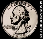 1955 Silver Washington Quarter - Choice Gem Proof  Lustrous  No Reserve  #J9779