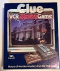 Clue VCR Mystery Game by Parker Brothers Complete Vintage 1985 Board Game VHS