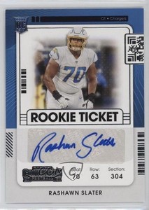 2021 Panini Contenders Rookie Ticket Rashawn Slater #147 Rookie Auto RC
