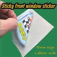 BARC British Automobile Racing Club Vinyl Sticky Front Decal Classic Motorsport 