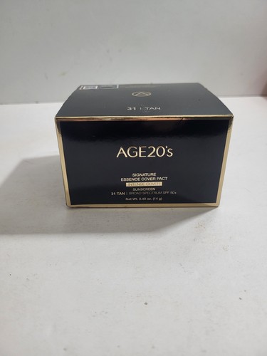 AGE 20's Signature Essence Cover Pact #31 Tan Intense Cover SPF 50 New - Picture 2 of 9