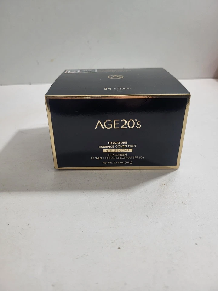 AGE 20's Signature Essence Cover Pact #31 Tan Intense Cover SPF 50 New - Image 2 of 4