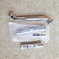 Lot of 3 1-1/4" Double Slip Joint Trap Offset 8" Extension & 6" Extension Tubes