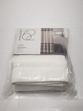 Project 62 Shower Curtain Oeko-Tex Cotton Fabric Farmhouse Gray Striped New