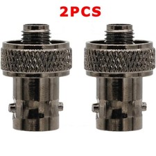 Durable 2x SMA Female to BNC Female Connector Low Loss for Baofeng UV-5R BF-888S