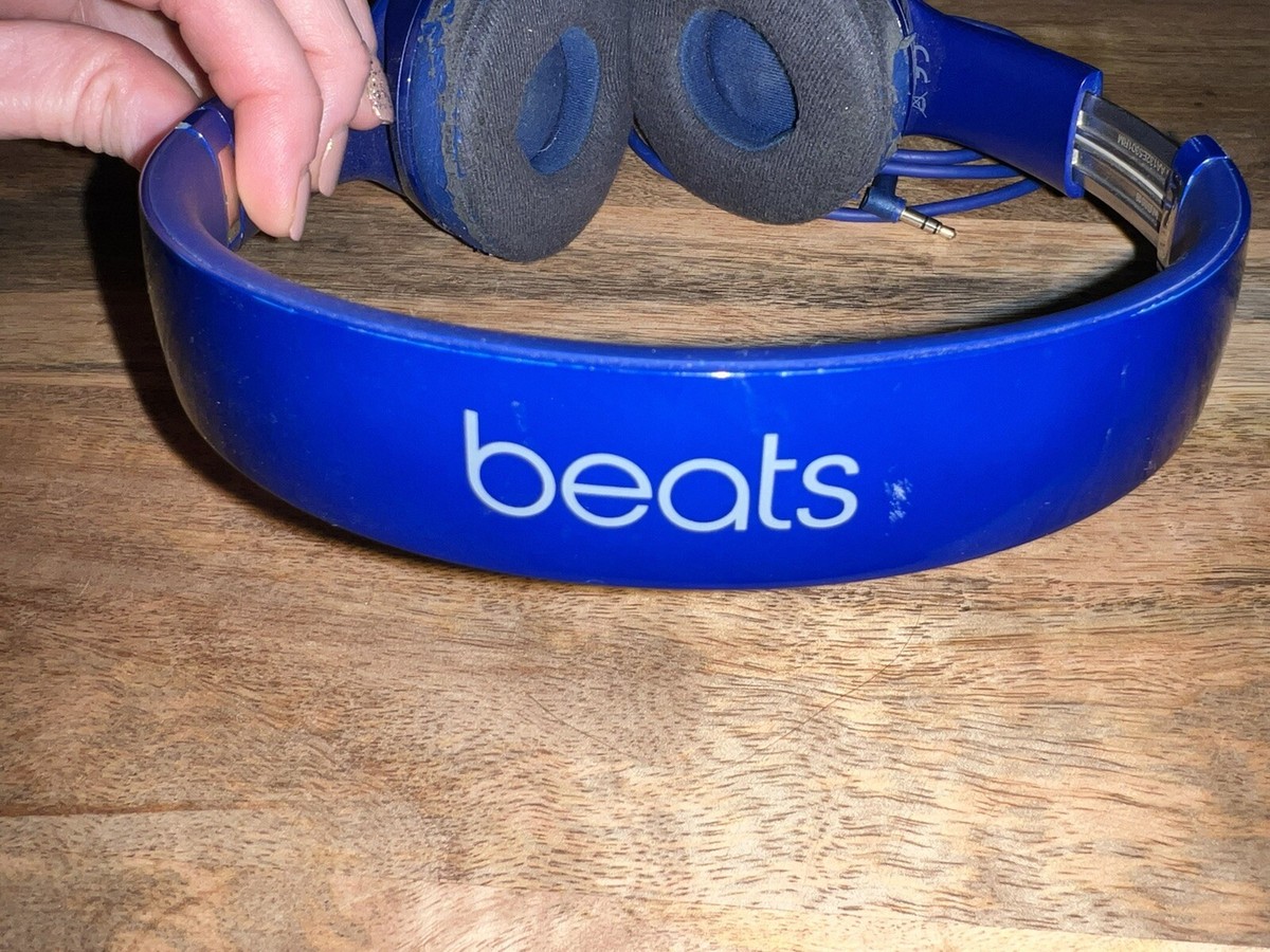 ヘッドフォン/イヤフォン Beats by Dr Dre - beats Solo2 blue Beats By dr Dre Solo 2 Wired Headband Headphones Blue B0518