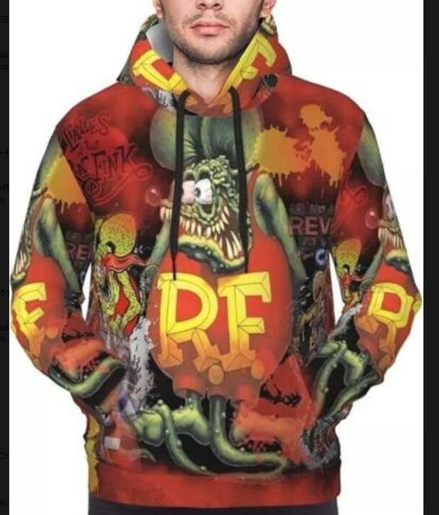 Personalised 3D Hoodie Rat Fink For Unisex  Gift For Hoodie 3d - all printed