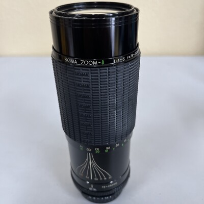 Sigma Zoom-δ Lense 1: 4-5, F=75-250mm Zoom Multi Coated GREAT