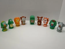 VTech Smartville Alphabet Train Station Animal Figures Accessories 9pc Lot