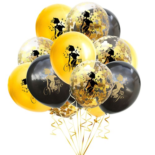 15 Pezzi Palloncini Zodiacali Combinazione Bimbo Sposa Fidanzamento Festa Decorazioni - Foto 4 di 12