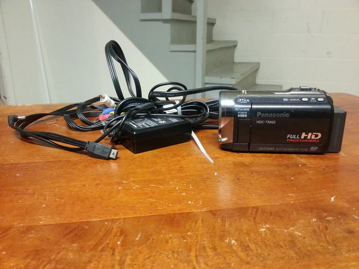 Panasonic HDC-TM60 16 GB Built-in Memory, Full HD (1920X1080) Camcorder Ntsc