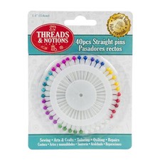 Pearl Head Straight Sewing Pins