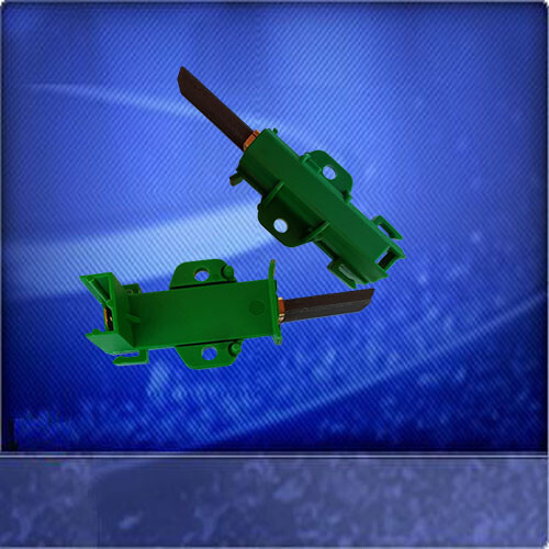 Trade-Shop - 2 spazzole di carbone per motore, 5 x 6 x 15 mm, 12-24 V, per vari motori auto, porta a rullo, porta del garage, azionamenti alternatore