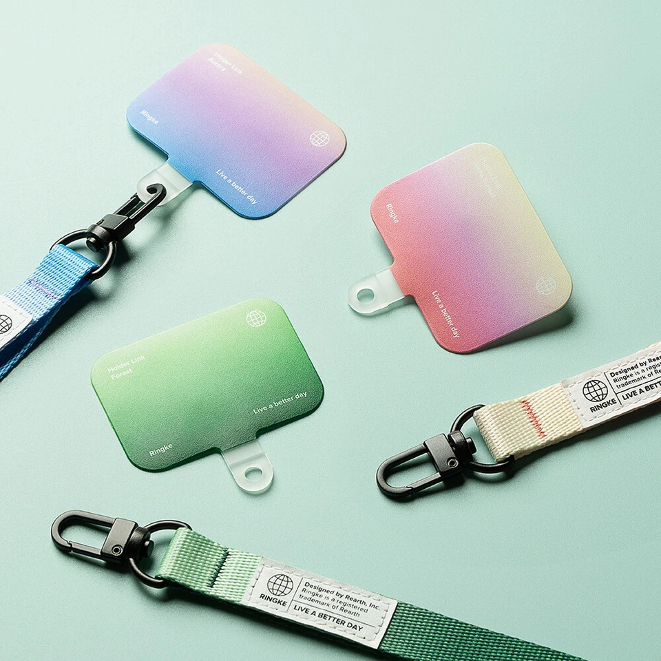 Ringke [Cordón de gancho a presión de enlace de soporte] Soporte de teléfono duradero con lengüeta de amarre Foto 2 de 2