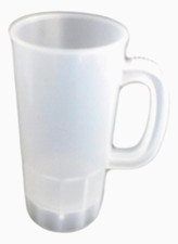 6 Large 32 oz Clear Beer Mugs/ Steins, Made in America Lead Free No BPA*