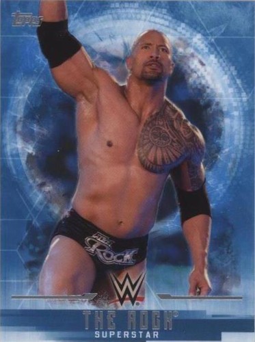2017 Topps WWE #1 The Rock | eBay