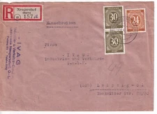 Joint Edition Mi. 928(2), 951, R-Neugersdorf 2.4.47