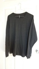 Dip Unisex Sleepwear Long Sleeve Knit Shirt Men's Medium also fits Woman's Large