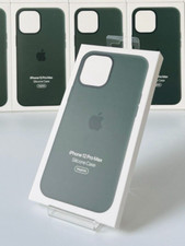 Apple iPhone 12 PRO MAX Silikon Hülle MagSafe Grün Cyprus Green MHLC3ZM/A Case