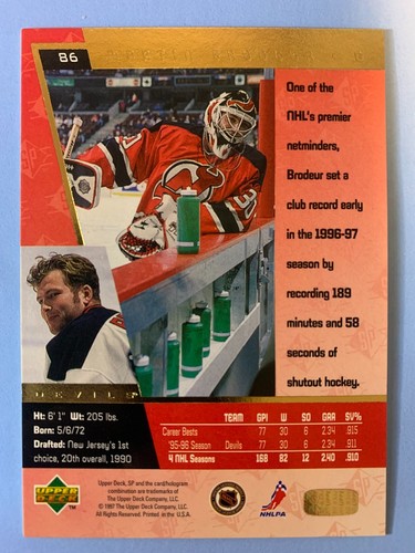 Martin Brodeur New Jersey Devils - Choose From Over 150 Cards - Picture 127 of 281
