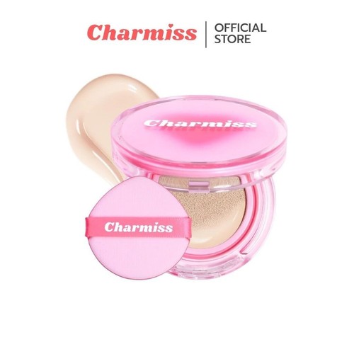 10 g Charmiss Charming Glow Airy Cushion SPF50+ PA++++ Skincare Matte Waterproof - Picture 7 of 12