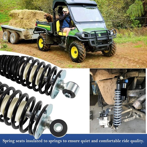 Amortiguador trasero de resorte bobinado AM135375 2 piezas para John Deere HPX 4x4 815E - Imagen 3 de 8