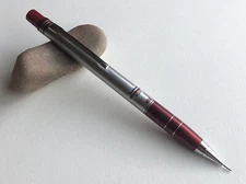 Vintage TOMBOW 500 Mechanical Pencil .5mm Lead Sticker NOS Red Silver M21 Japan