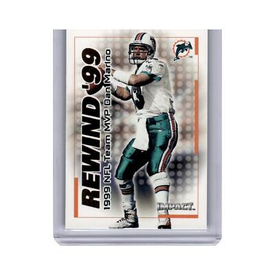 Dan Marino 2000 Impact Rewind '99 #16 RN Miami Dolphins Football Card NM