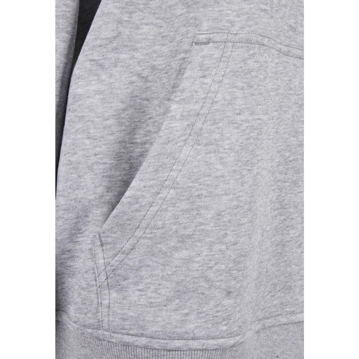 Urban Classics Globetrotter Hoody, Felpa Con Cappuccio Uomo Oversize, Cotone, Nera
