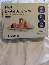 AccuMed 3-in-1 Digital Baby Scale, Bathroom Scale, Height Measurement