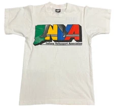 Vintage Volkssport Association Shirt Screen Stars Best Medium Single Stitch