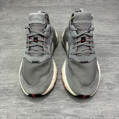 Adidas Nite Jogger Mens Shoes Size Gray Athletic Running