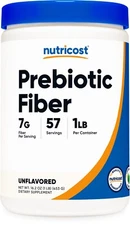 Nutricost Prebiotic Fiber Unflavored (1 Pound) - Vegetarian, Gluten-Free