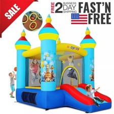 Fun Kids Indoor Outdoor Bounce House Slide Backyard Inflatable Bounce House Gift