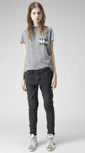 The News 6397 Denim Women S 26 27 28 29 Twisted Seam Jeans Blue Grey Black Np013 Ebay