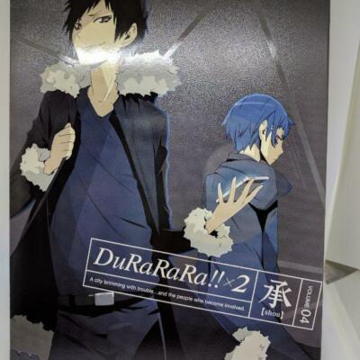 Durarara Drrr X2 Shou Vol.4 Limitierte Edition Blu-ray Sound-CD Booklet