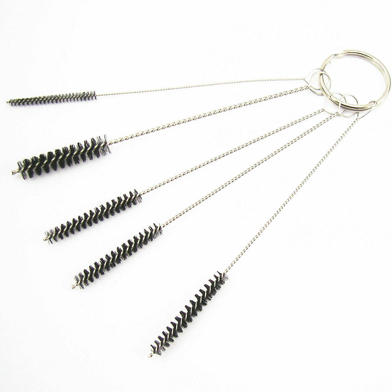 Carburetor Cleaning Kits 10 Needles+5 Brushes Stainless Steel For