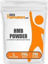 BulkSupplements HMB Powder 250g - 1g per Serving