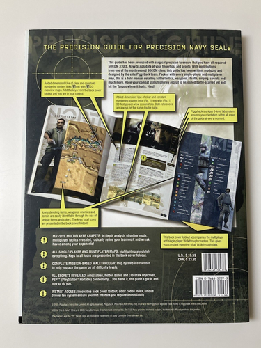 Socom 3 US Navy Seals PlayStation 2 komplett mit Handbuch & offizieller Spielanleitung Bk - Bild 14 von 24