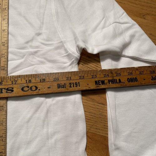 White Long Sleeve Polo Sz L All Nations Are One ANAO NWOT - Picture 3 of 7