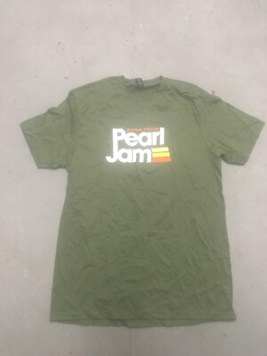 2024 Pearl Jam Tour Shirt Dark Matter Medium Official Merch Khaki
