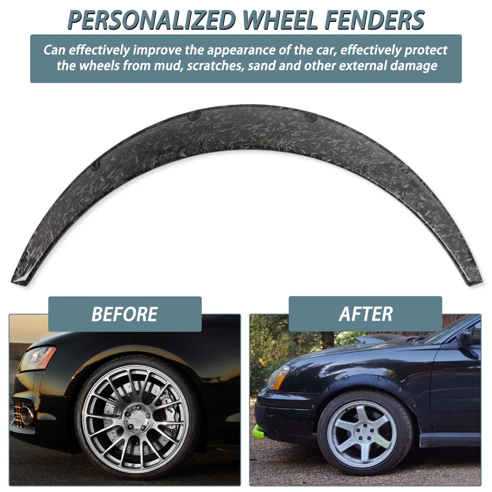 Arcos de rueda guardabarros acampanados 4,5" extensiones de carrocería extra anchas para Volvo 142 144 145 Foto 4 de 4