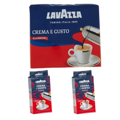 LavAzza Caffè Crema E Gusto Classico 2X250G - 10 Pack Of 2 Pieces