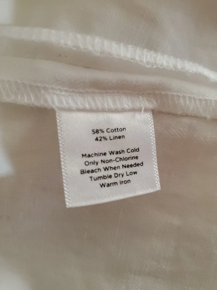 Talbots White Cotton Golf Tennis Skirt for Women Size 16 with Drawstrings 38x24 Style #1029