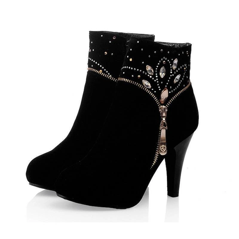 Zapatos De Mujer Tac n Alto De Moda Botas Tacon Para Mujer Botines Nueva 2021