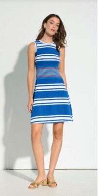 Hatley Kleid Streifen gestreift blau blue Sarah stripes  Dress Baumwolle 1284